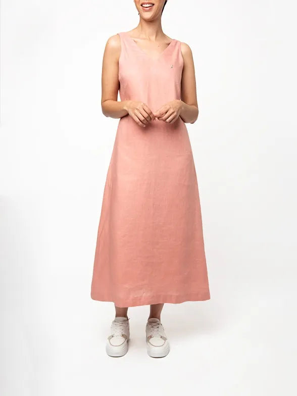 Polo Womens Zelda Shift Dress In Coral