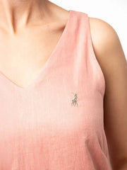 Polo Womens Zelda Shift Dress In Coral