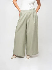Polo 0063687 Wmn Lerato Wide Leg Pant Willow