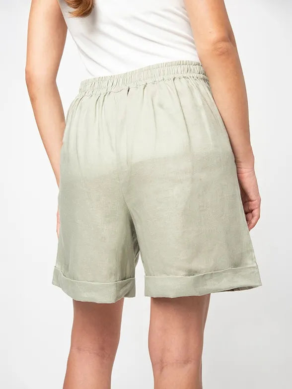 Polo 0069692 Wmn Lerato Linen Short Willow