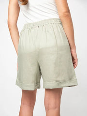 Polo 0069692 Wmn Lerato Linen Short Willow