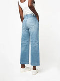 Polo Womens Zendaya Wide Keg Jeans In Light Wash