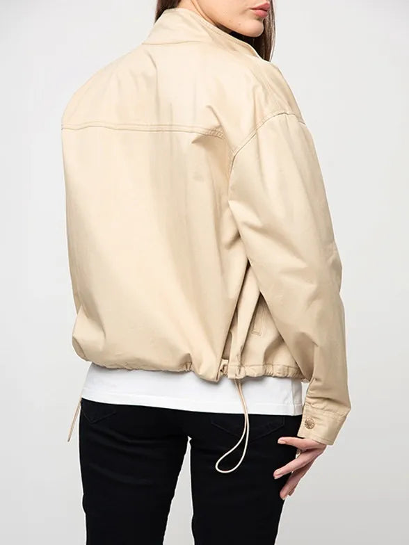 Polo Womens Reese Casual Jacket In Stone