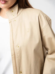 Polo Womens Reese Casual Jacket In Stone