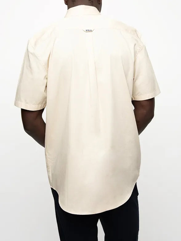 Polo Mens Textured Shirt In Birch