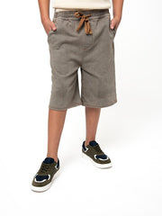 Polo Boys Denzel Denim Shorts In Tea Stain