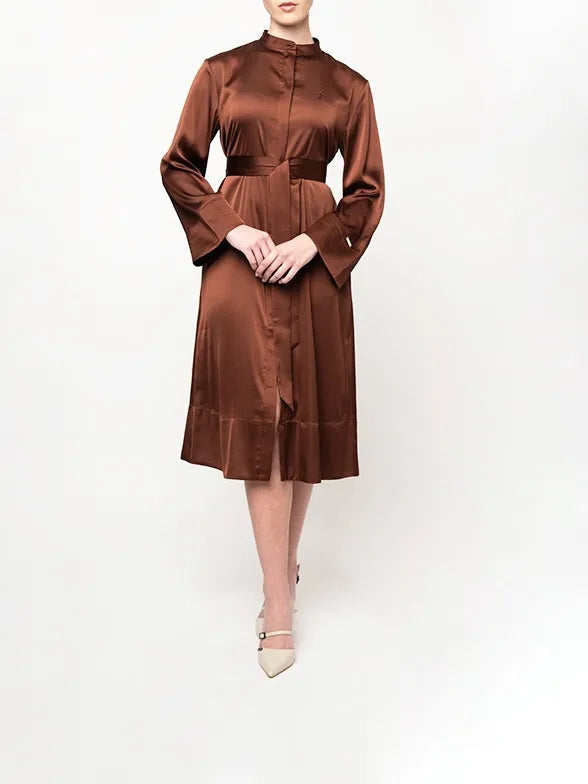 Polo Womens Charlotte Wide Sleeve Blt Chocolate