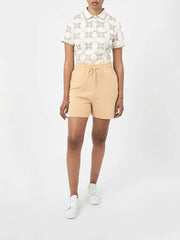 Polo Womens Hailey Track Shorts In Stone