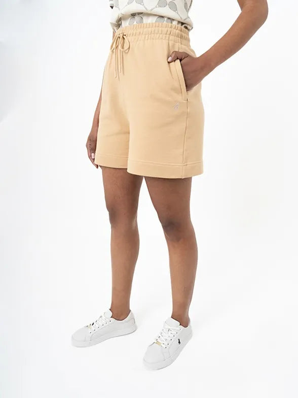 Polo Womens Hailey Track Shorts In Stone