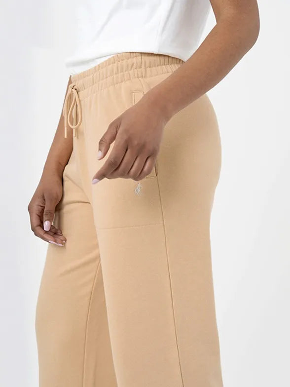 Polo Womens Hailey Track Pants In Stone