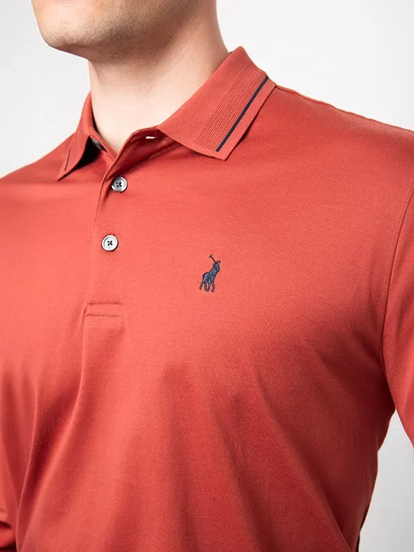 Polo Mens Dm Plain Golfer Brick