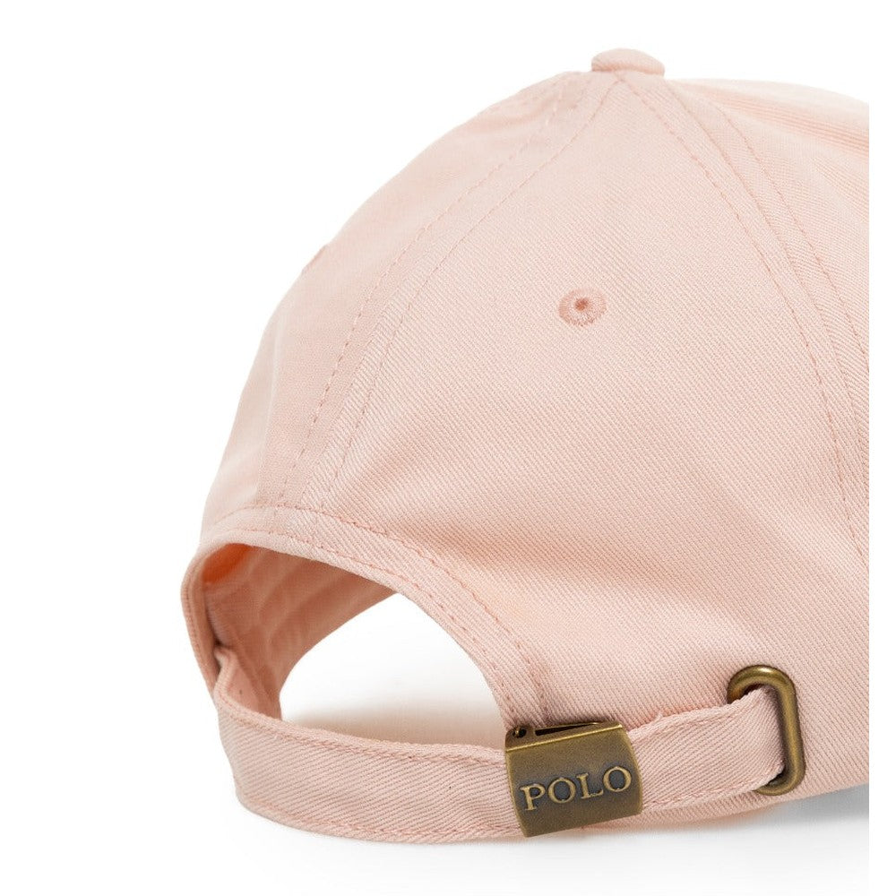 Polo Mens 6 Panel Structured Peak Cap In Pink/Blue