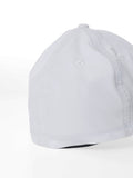 Polo Mens Metal Pony Fitted Peak Cap White