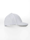 Polo Mens Metal Pony Fitted Peak Cap White