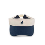Polo Unisex Cotton Visor Cap In Navy