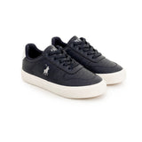 Polo Boys Classic Leather Sneakers In Black