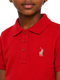 Polo Girls Nina Golfer In Red