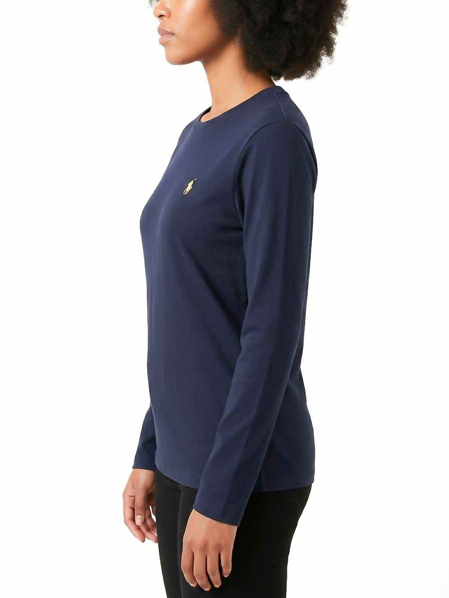 Polo Women's Alice Long Sleeves T-Shirt In Navy
