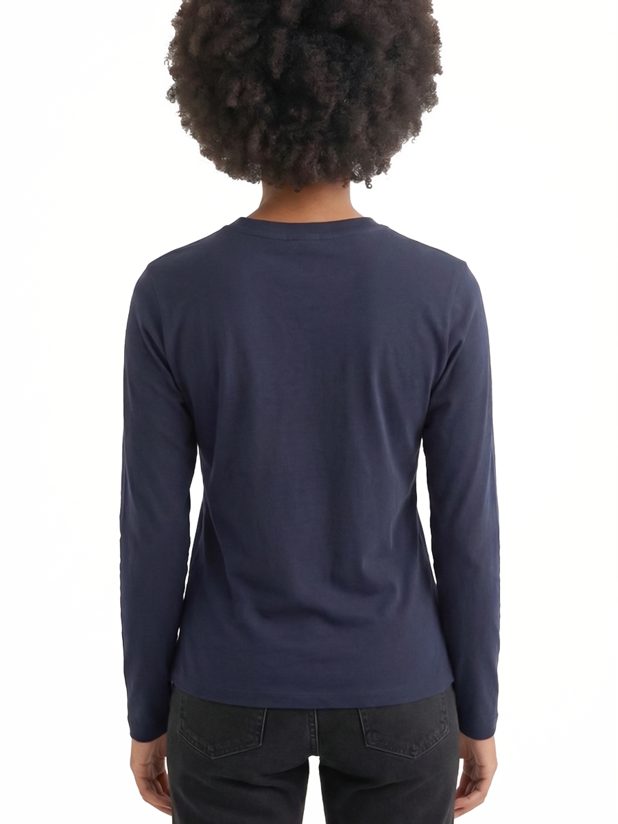 Polo Women's Alice Long Sleeves T-Shirt In Navy