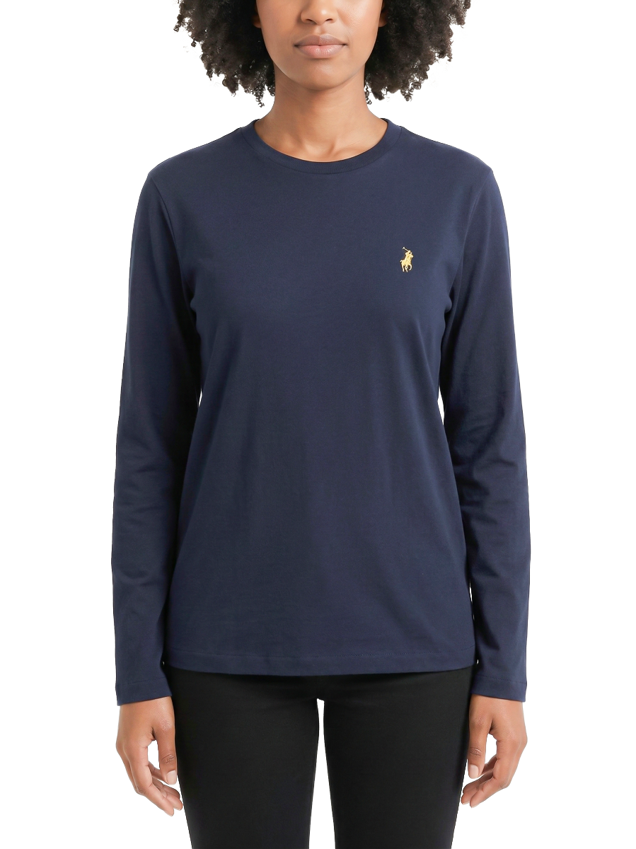 Polo Women's Alice Long Sleeves T-Shirt In Navy