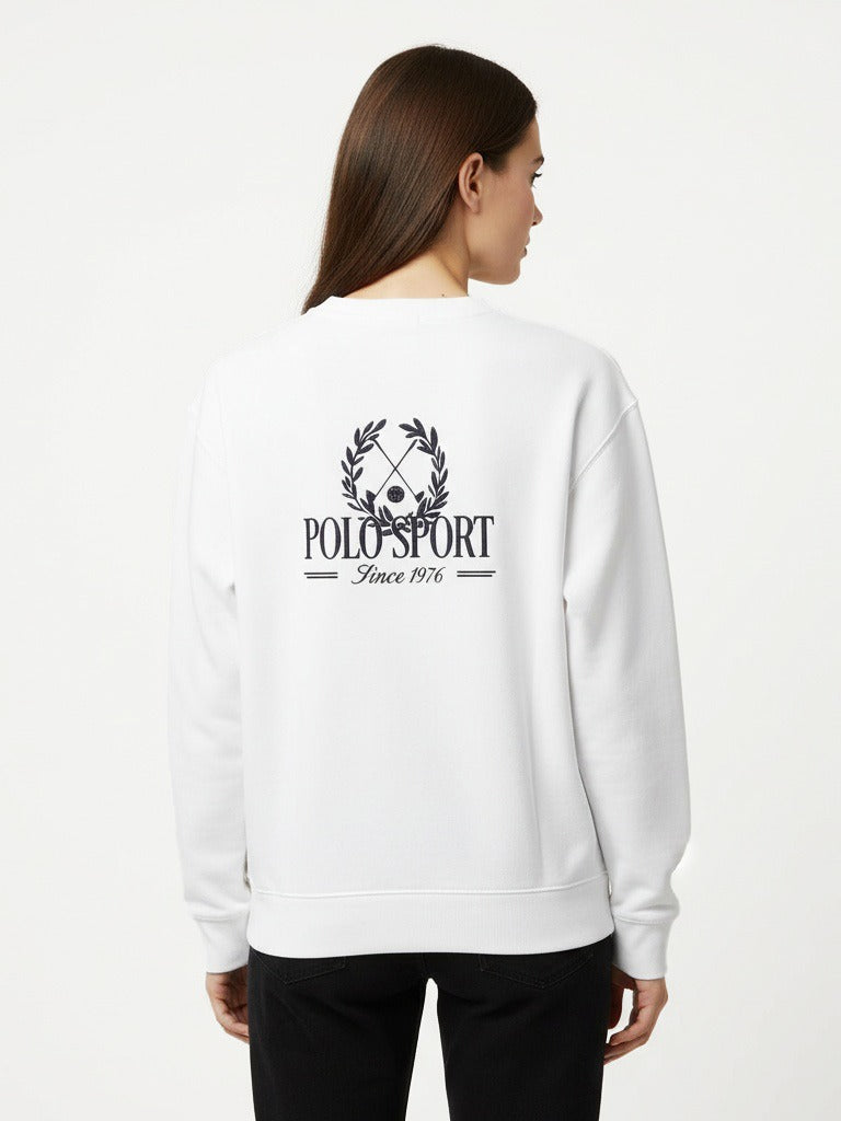 Polo Womens Emma Sport Sweatshirt In White