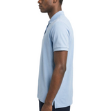 Polo Mens Essential Pique Short Sleeves Golfer In Blue