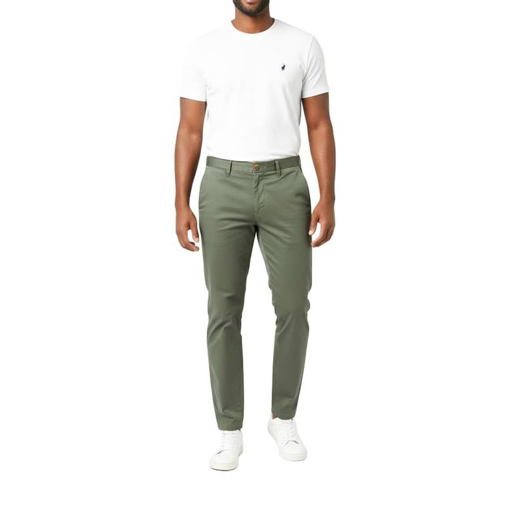 Polo Mens Essential Slim Leg Chino In Sage