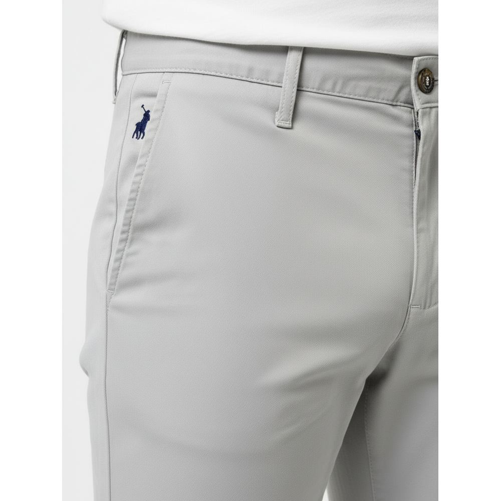 Polo Mens Essential Slim Leg Chino In Grey