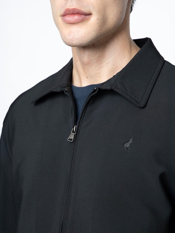 Polo Mens Essential Tech Harrington Jacket Black