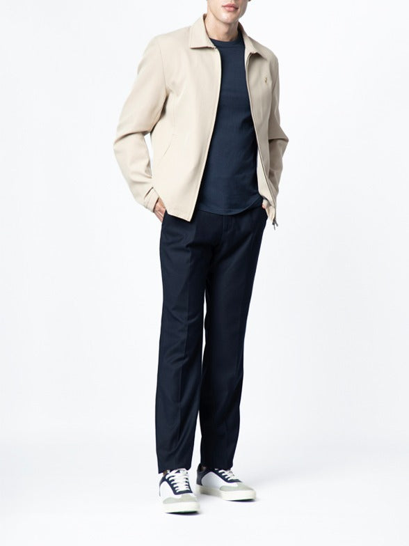 Polo Mens Essential Tech Harrington Jacket In Stone