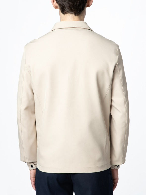 Polo Mens Essential Tech Harrington Jacket In Stone