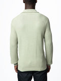 Polo Mens Long Sleeve Textured Knitwear In Sage