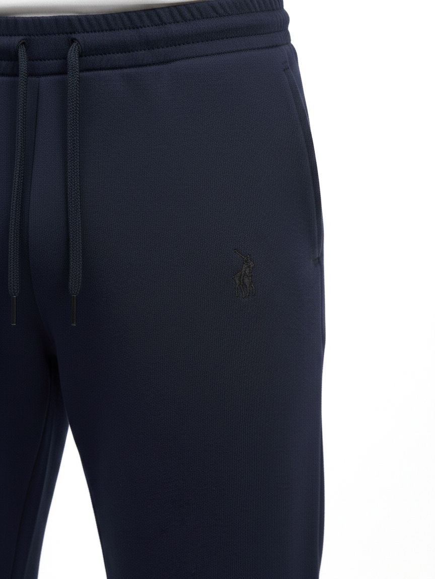 Polo Mens Essential Fleece Jogger Pants In Navy