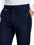 Polo Mens Custom Fit Trouser In Navy