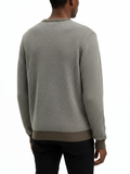 Polo Mens Textured Knitwear In Stone