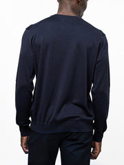 Polo Mens Essential Cotton Crew Sweatshirt In Navy