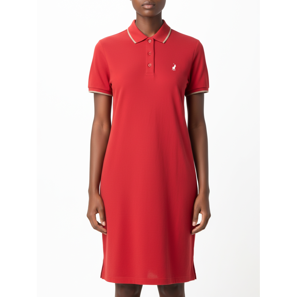 Polo Womens Lea Golfer Dress In Garnet