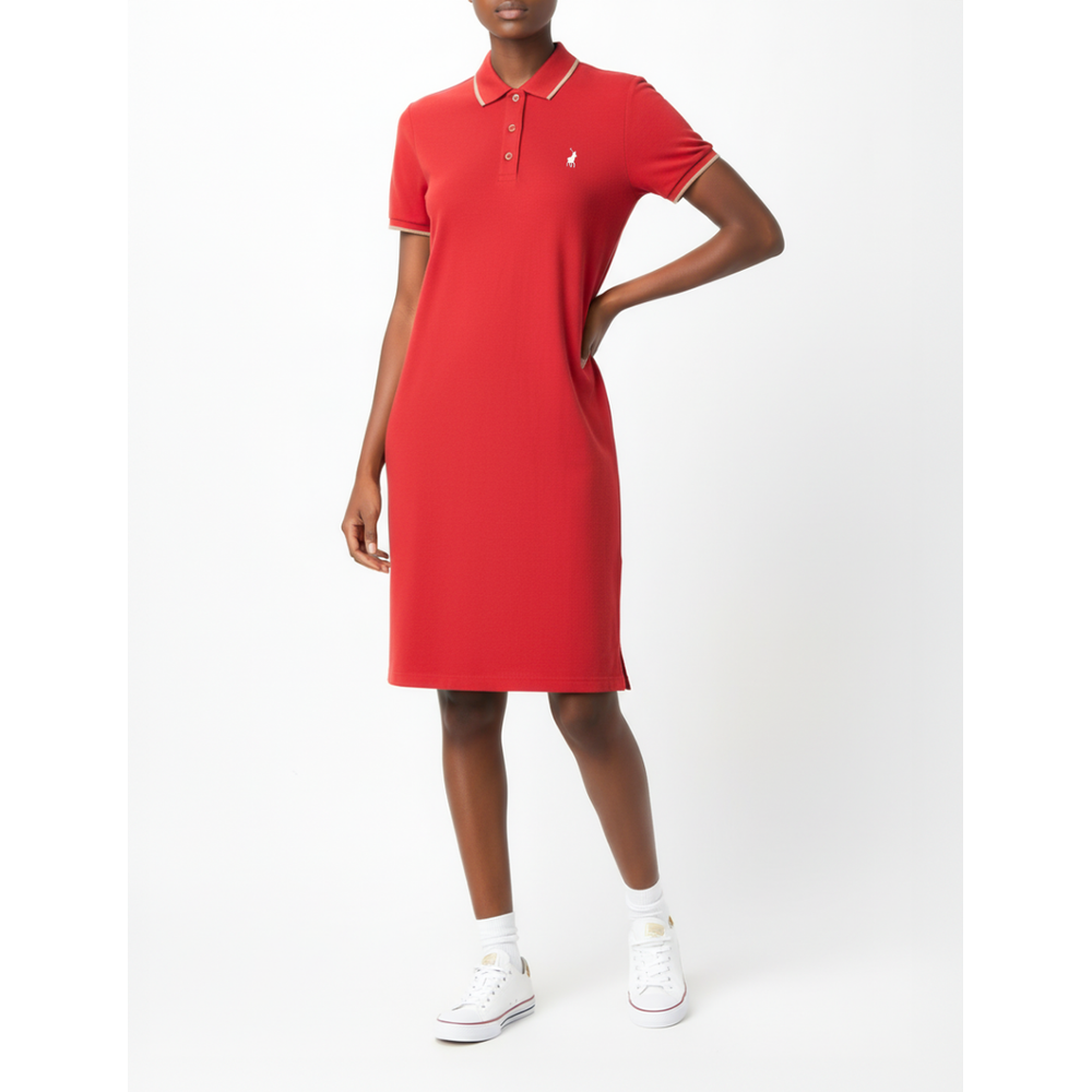 Polo Womens Lea Golfer Dress In Garnet