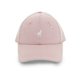 Polo Girls  6 Panel Peak Cap In Pink