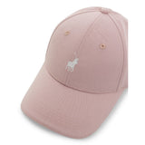Polo Girls  6 Panel Peak Cap In Pink