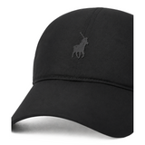 Polo Mens 6 Panel Unstructured Fashion Peak Caps In Black