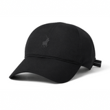 Polo Mens 6 Panel Unstructured Fashion Peak Caps In Black