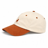Polo Mens 6 Panel Two Tone Peak Cap In Beige/Tan