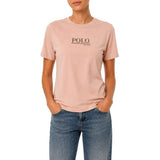 Polo Womens Ava Embroidered T-Shirt In Blush
