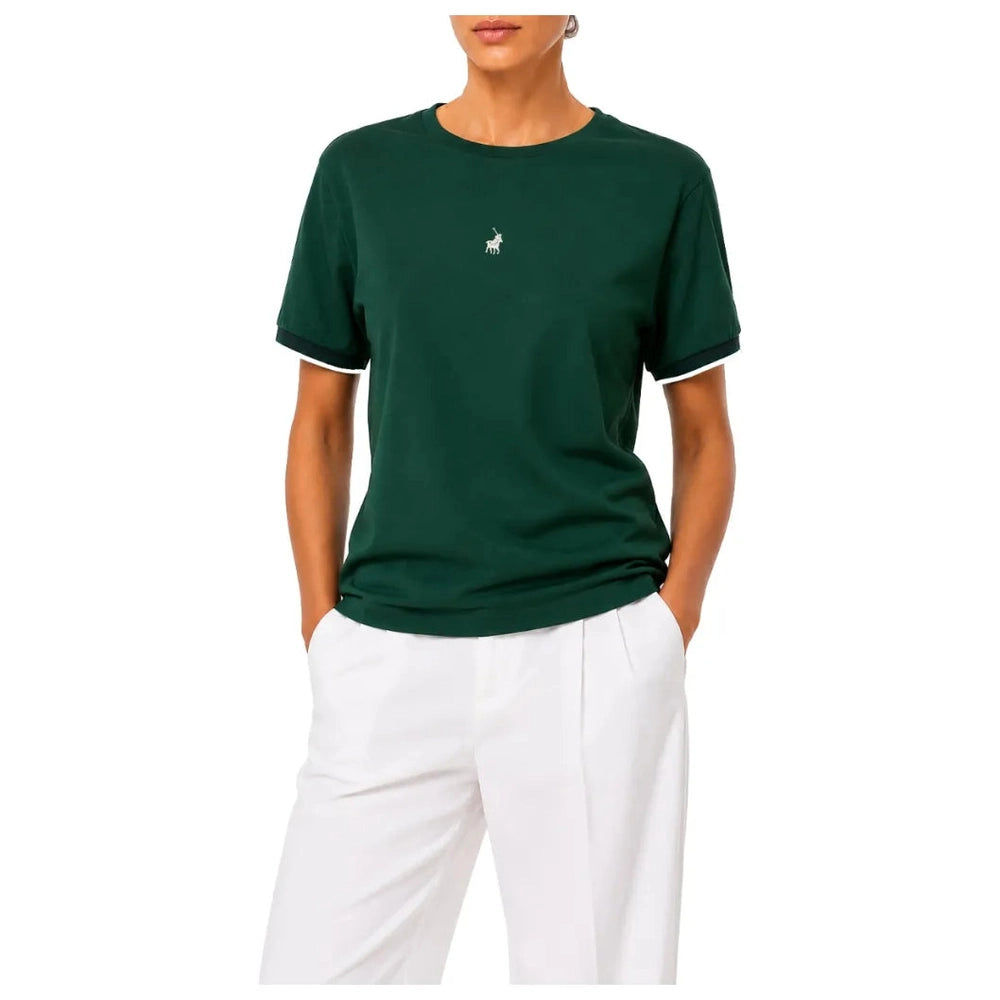 Polo Womens Harper Short Sleeves Polo Sport T-Shirt In Forest Green