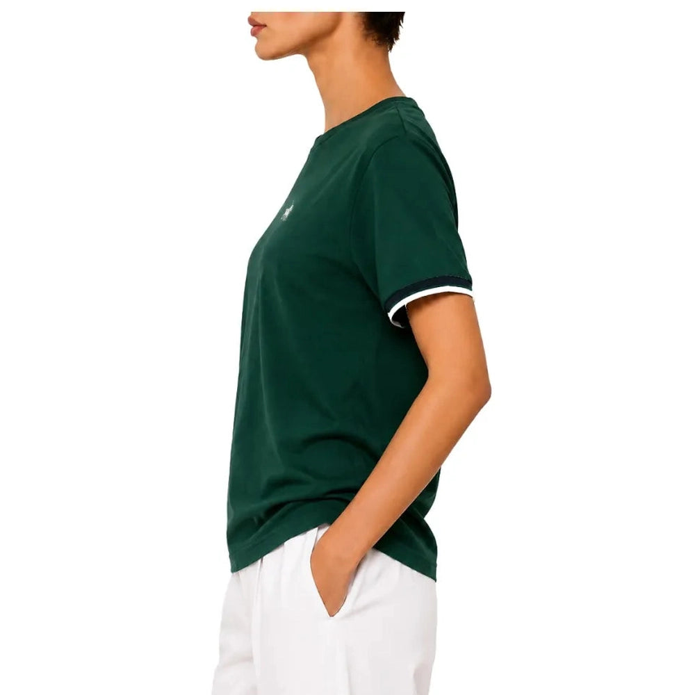 Polo Womens Harper Short Sleeves Polo Sport T-Shirt In Forest Green