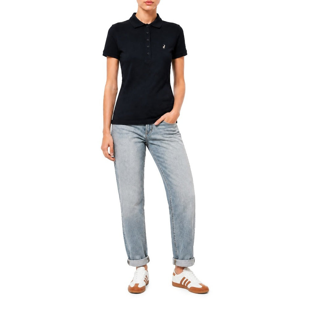 Polo Womens Margot Short Sleeves Golfer In Navy
