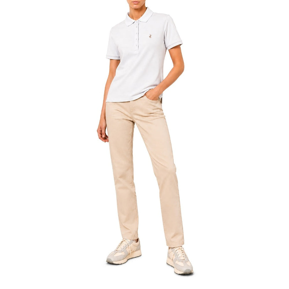 Polo Womens Margot Short Sleeves Golfer In Blue/Grey
