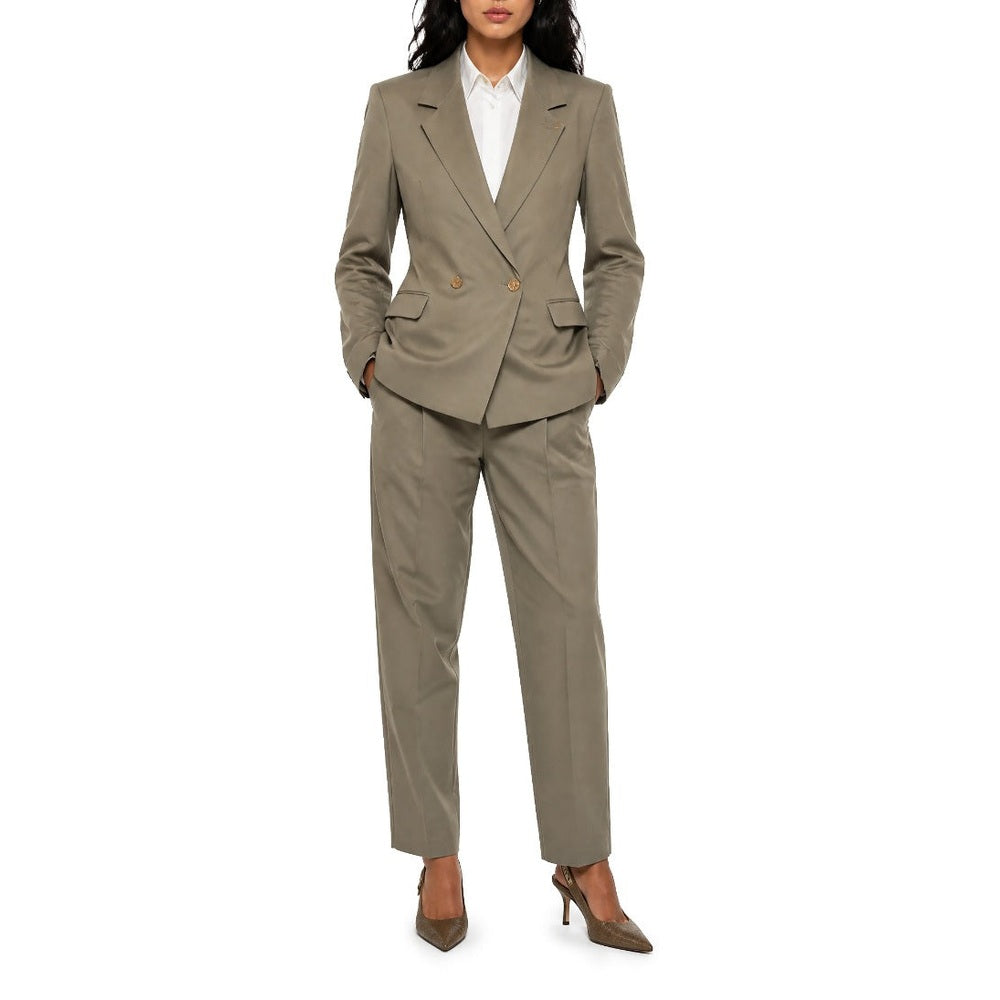 Polo Womens Jade Double Breasted Blazer In Khaki