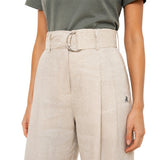 Polo Womens Vivian Linen Suit Pants In Natural